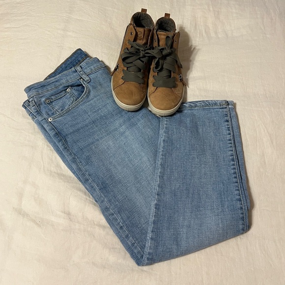 Ella Moss Juniors high waist straight leg ankle jeans Junior size 14/32 - Picture 9 of 10